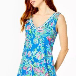 New with Out Tags Lilly Pulitzer Camilla Swing Dress – Blue Flare “Fancy Fins"